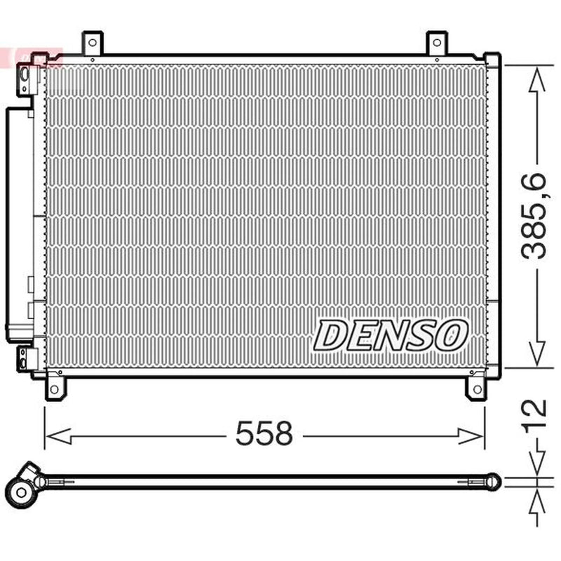 Denso Air Conditioning Condenser DCN47012