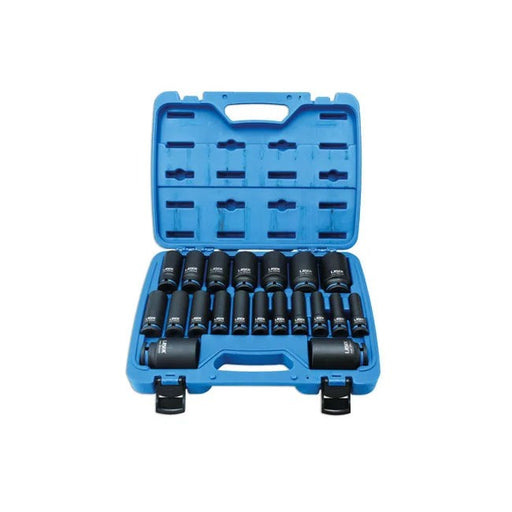 Laser Tools Deep Impact Socket Set 1/2"D 20pc - PL