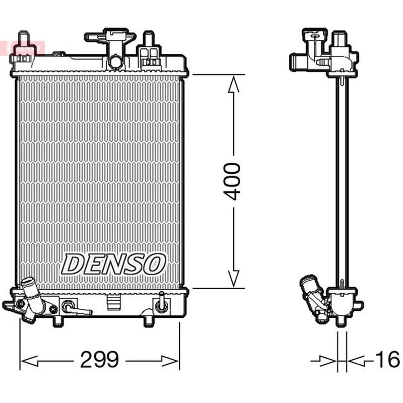 Denso Engine Radiator DRM35004