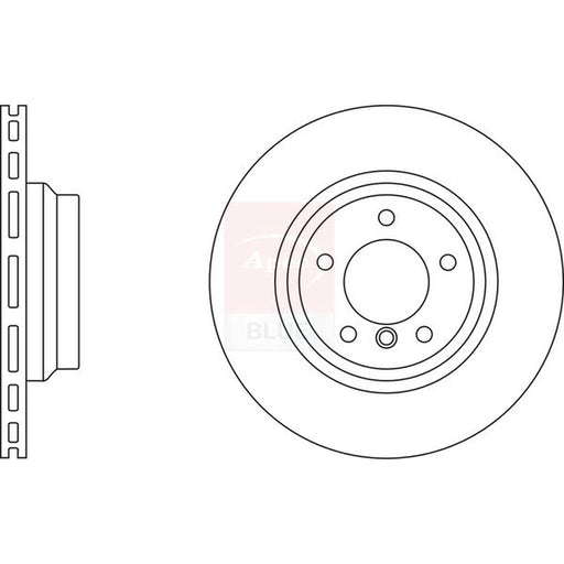 Apec 2 x Vented Front Brake Discs SDK6461
