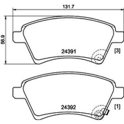 DON Front Brake Pad Set PCP1278