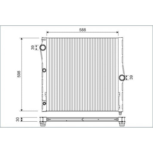 Valeo Engine Radiator 701121