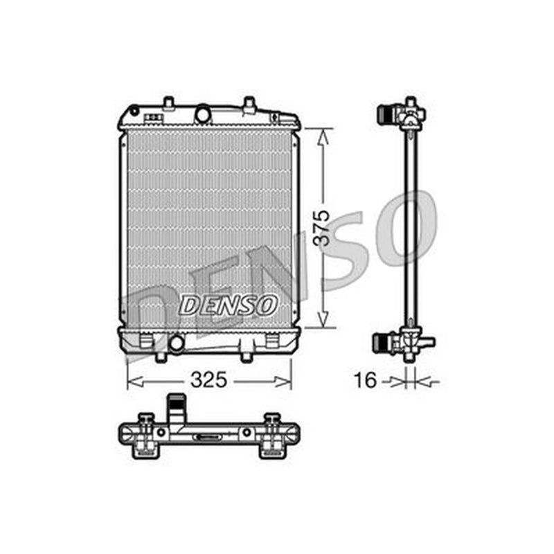 Denso Engine Radiator DRM50040