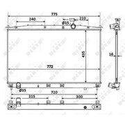 NRF Engine Radiator 53942