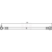Apec Brake Hydraulic Hose Line Front Left HOS3781