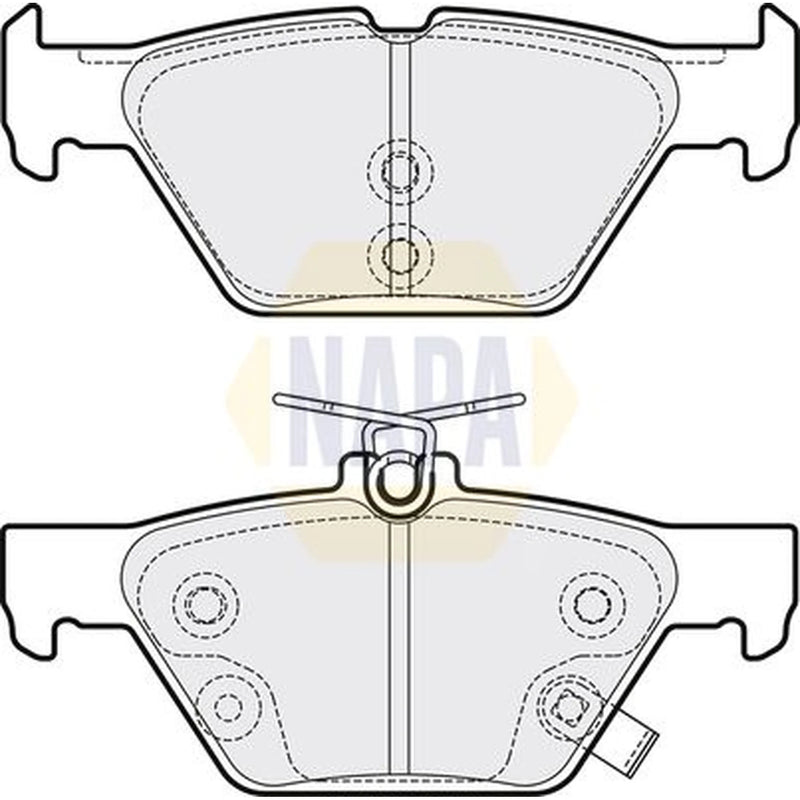 NAPA Rear Brake Pad Set NBP1900