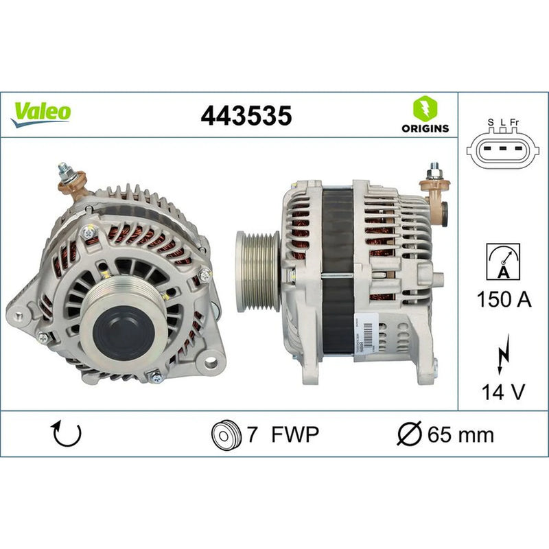 Valeo Car Alternator 12V 443535