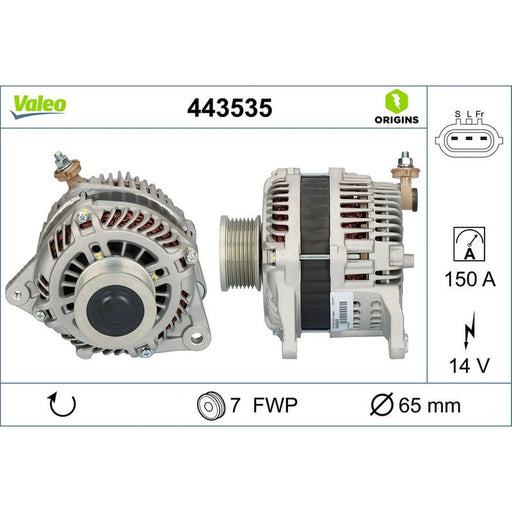 Valeo Car Alternator 12V 443535