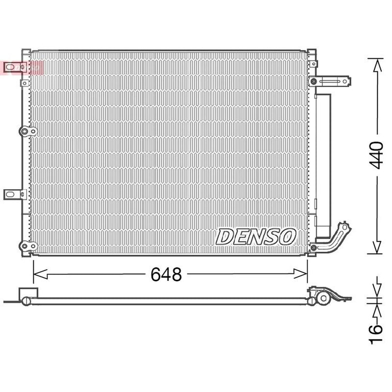 Denso Air Conditioning Condenser DCN06018