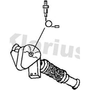 Klarius Catalyst Type Approved With Pipe 322854 1706L7 322854