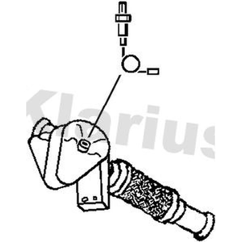 Klarius Catalyst Type Approved With Pipe 322854 1706L7 322854