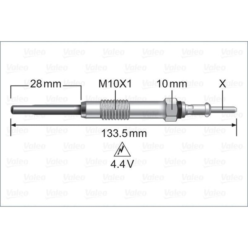 Valeo Diesel Engine Glow Plug 345242