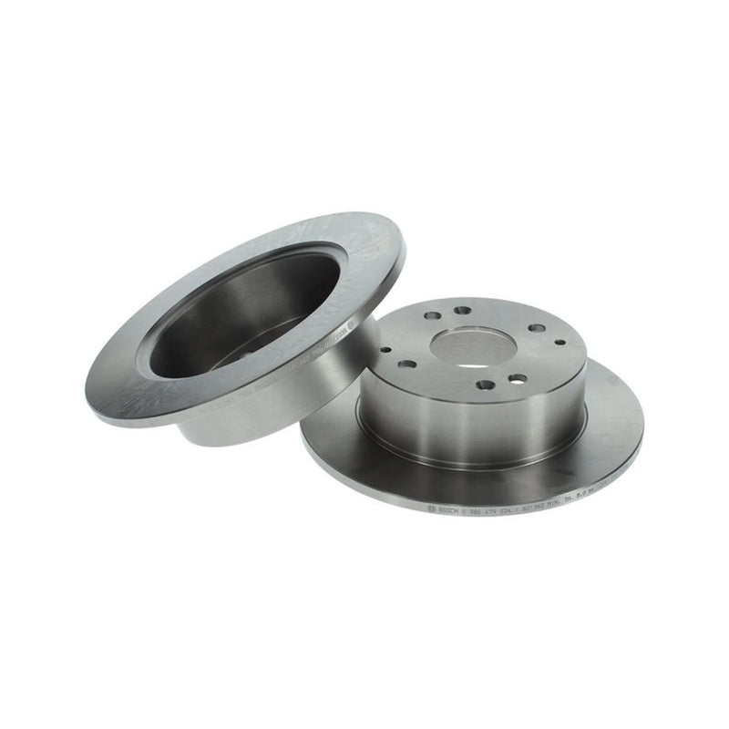 Bosch 2 x Solid Rear Brake Discs 0 986 479 504