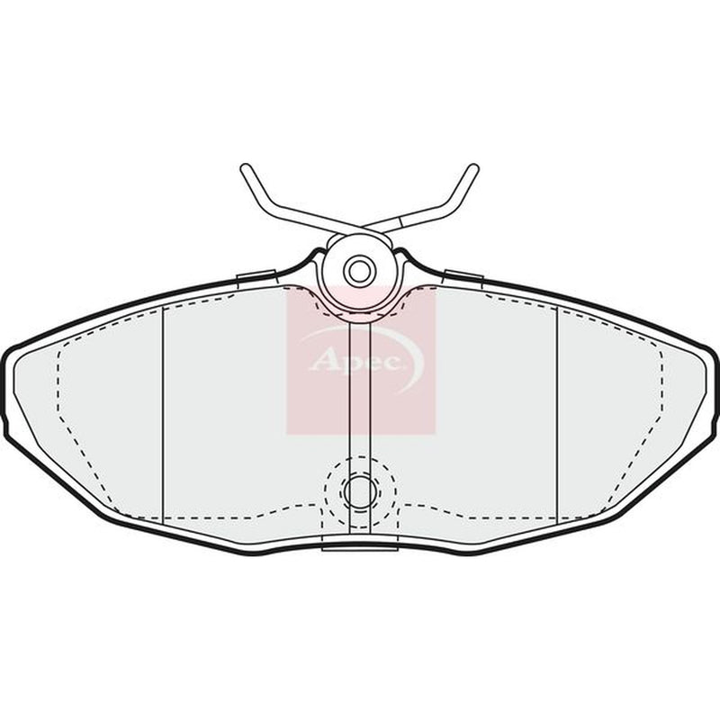 Apec Brake Pad Set PAD1226