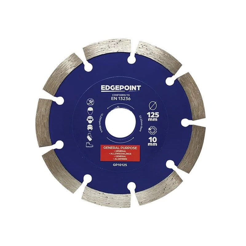 EdgePoint GP10125 General-Purpose Diamond Blade 125mm - EDGDBGP10125