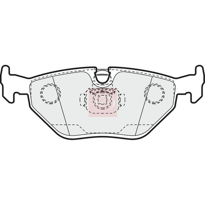 Apec Rear Brake Pad Set PAD942