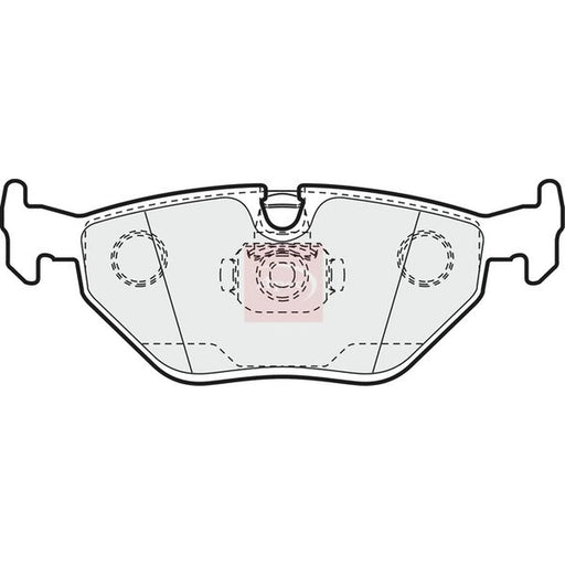 Apec Rear Brake Pad Set PAD942