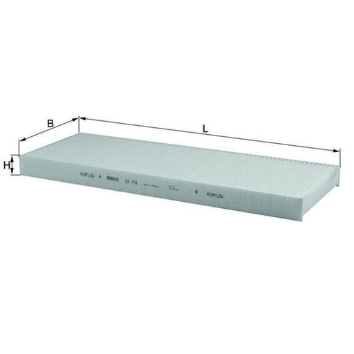 Mahle Cabin Air Filter (Pollen Filter) LA 118