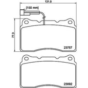 DON Front Brake Pad Set PCP2098