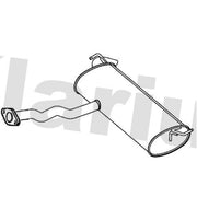 Klarius Box With Tail Pipe Rear HY263E