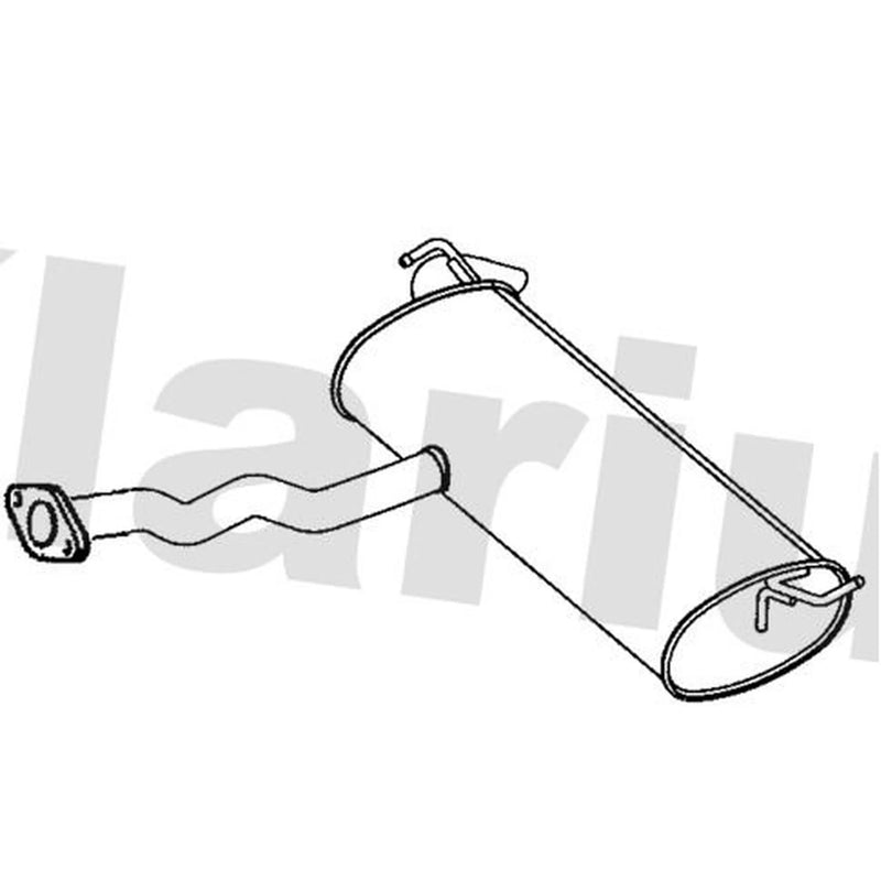 Klarius Box With Tail Pipe Rear HY263E