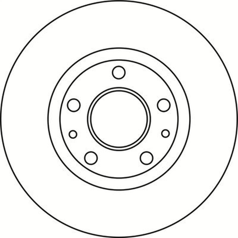 Abtex 2 x Vented Front Brake Discs BD1615V