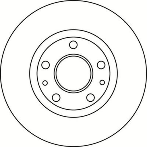 Abtex 2 x Vented Front Brake Discs BD1615V