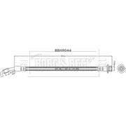 Borg & Beck Brake Hydraulic Hose Line Rear BBH9044