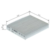 Bosch Cabin Air Filter (Pollen Filter) Rear 1 987 435 166