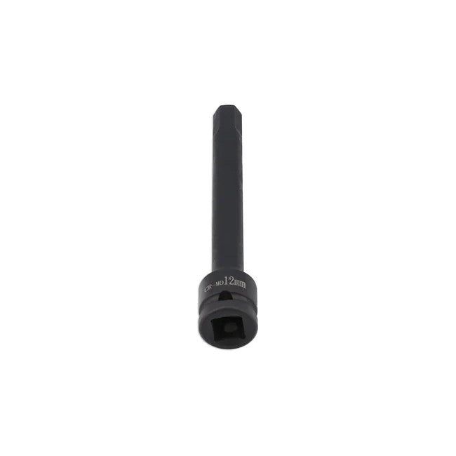 Laser Tools Extra Long Impact Hex Bit 1/2"D 5-14mm