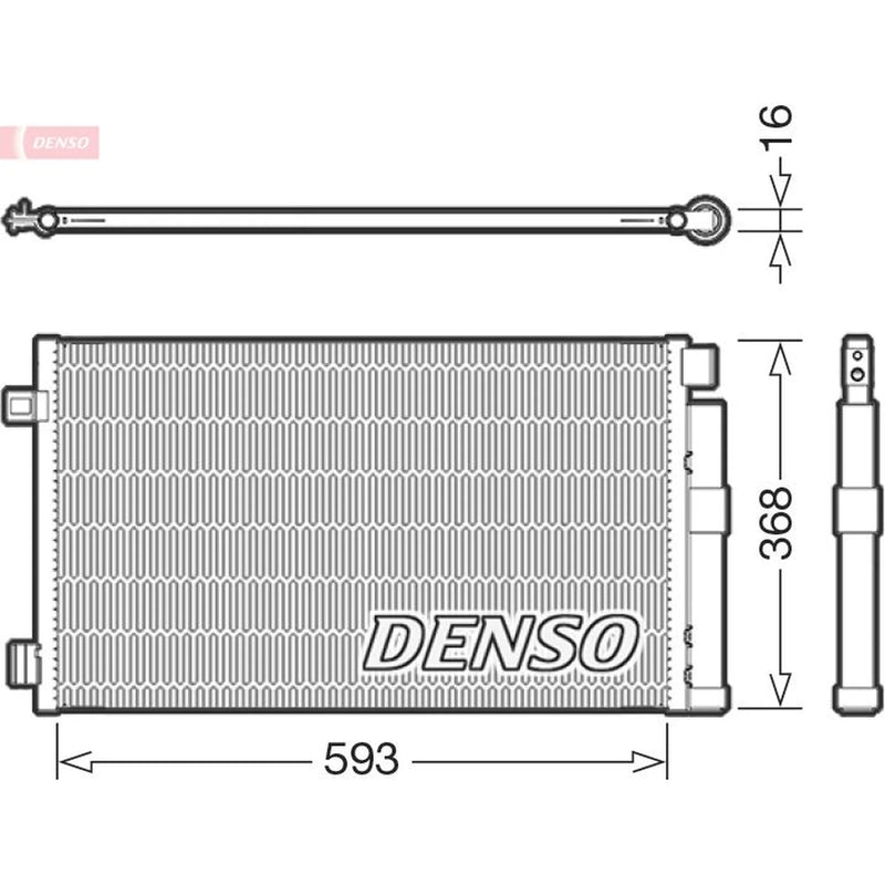Denso Air Conditioning Condenser DCN09147