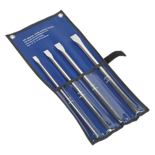Sealey Chisel Set 4pc Extra-Long AK9148 Sealey  - Town Parts