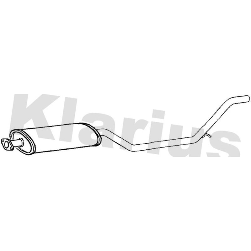 Klarius Box With Tail Pipe Rear GM843L