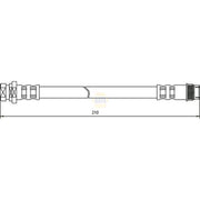 NAPA Brake Hydraulic Hose Line Rear NBH1371