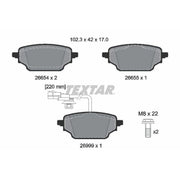 Textar Rear Brake Pad Set 2665402
