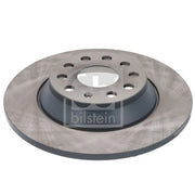 Febi 2 x Solid Rear Brake Discs 104496
