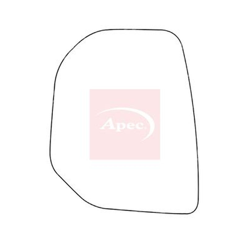 Apec Exterior Wing Mirror Glass Left AMS2809