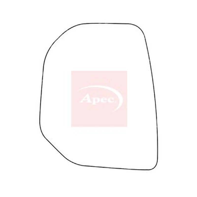 Apec Exterior Wing Mirror Glass Left AMS2809