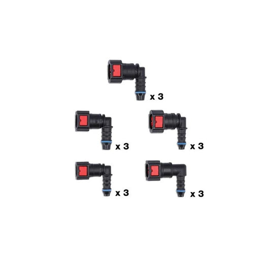 Connect Assorted 90° Angled AdBlue® Quick Connectors 15pc - CPL