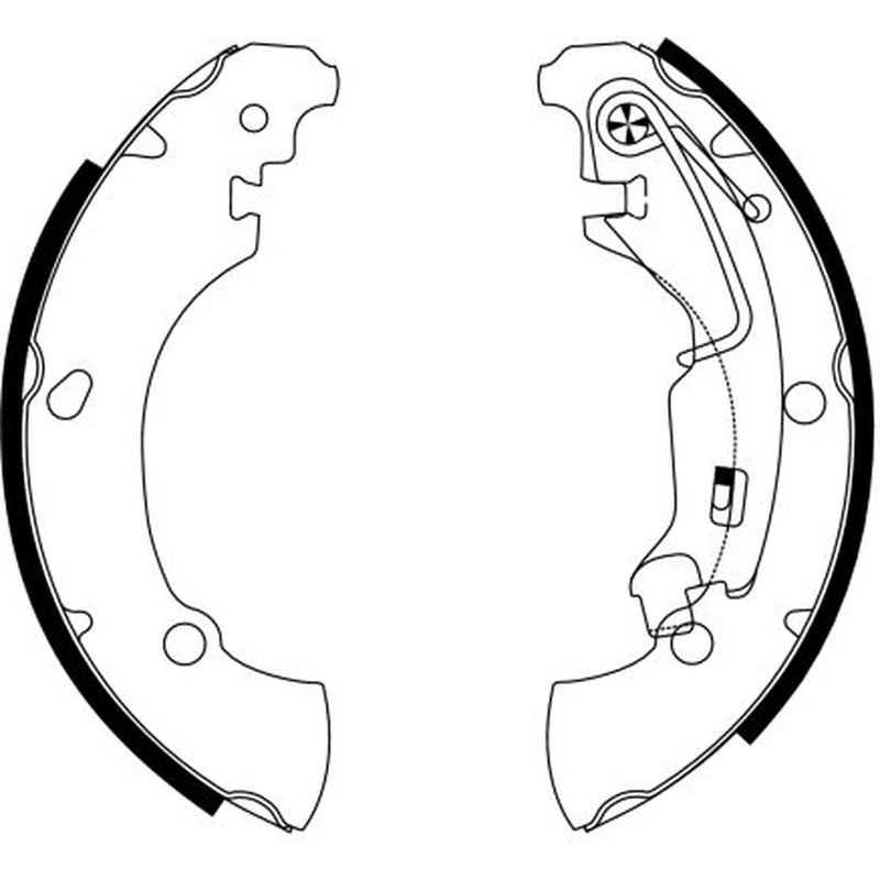 Textar Brake Shoe Set Axle Kit 91061100