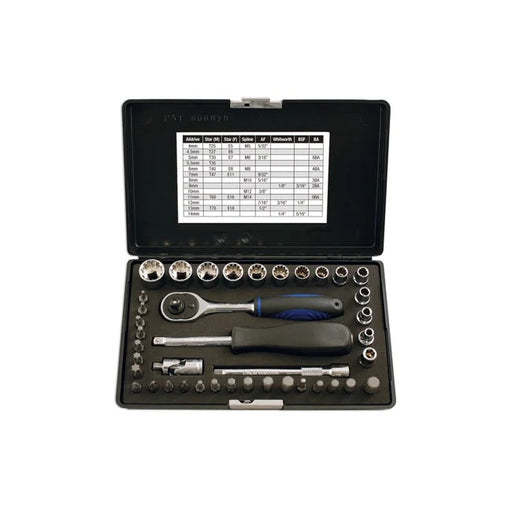 Laser Tools Alldrive Socket & Bit Set 1/4"D 40pc - PL
