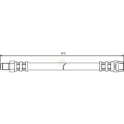 NAPA Brake Hydraulic Hose Line Front NBH1071