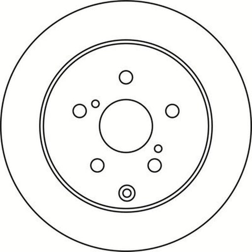 Abtex 2 x Solid Rear Brake Discs BD1352S