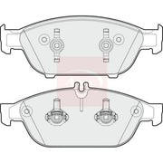 Apec Front Brake Pad Set PAD1951