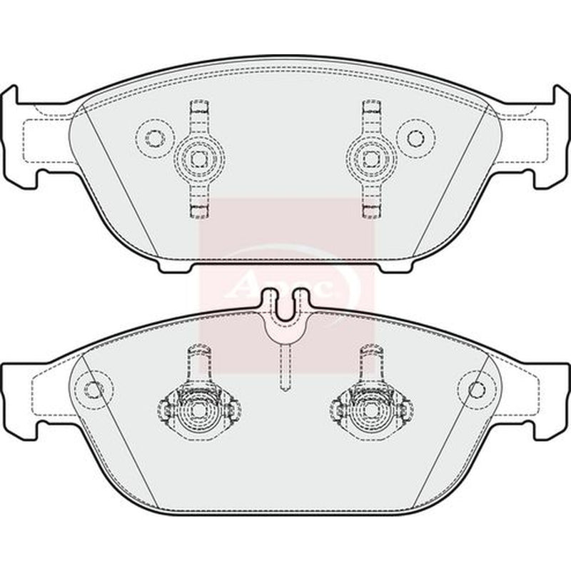 Apec Front Brake Pad Set PAD1951