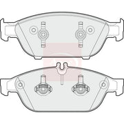 Apec Front Brake Pad Set PAD1951