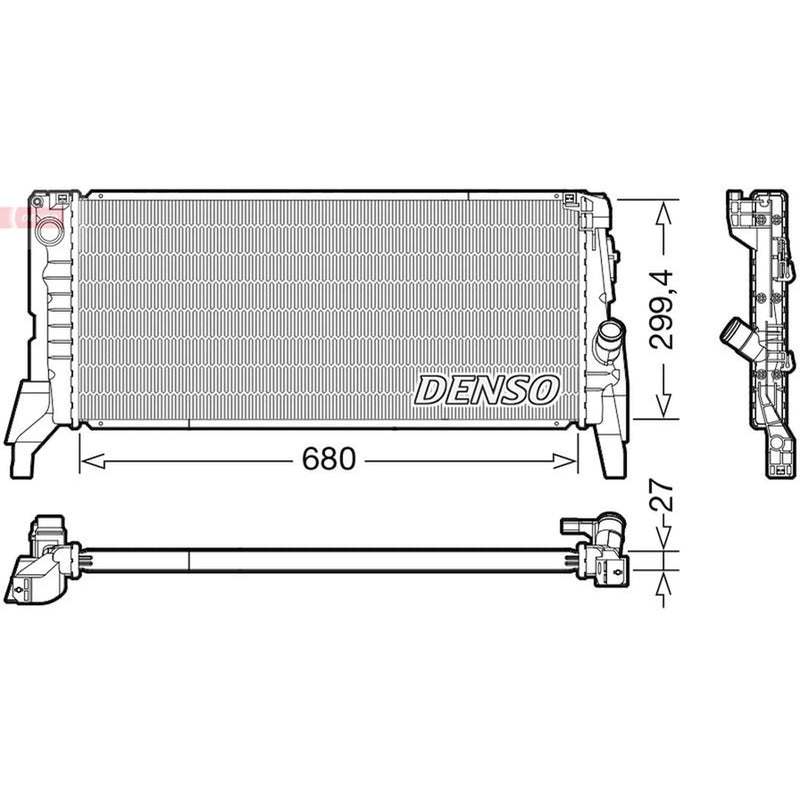 Denso Engine Radiator DRM05119