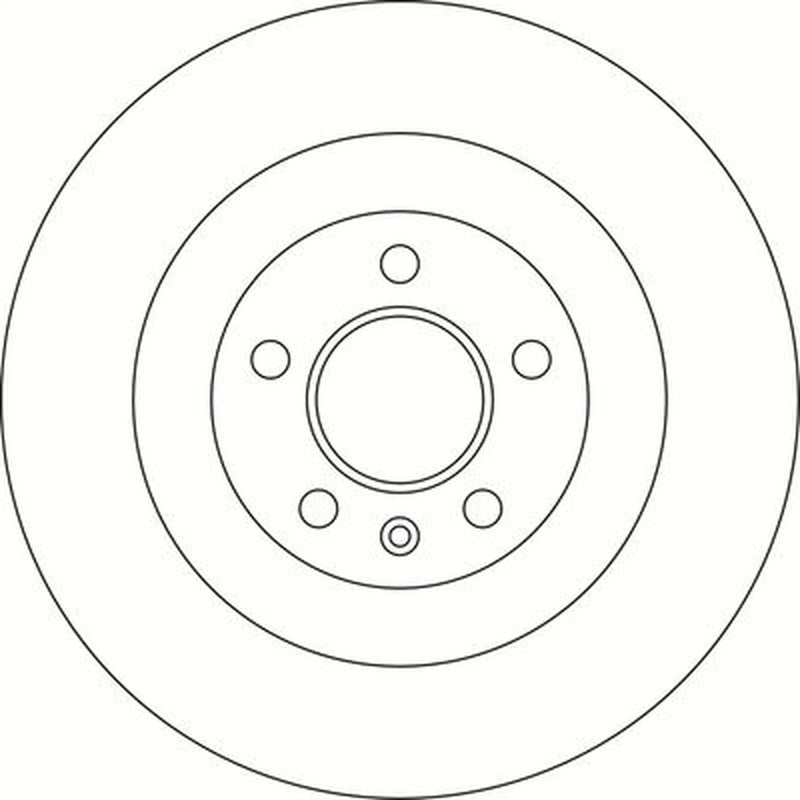 Abtex 2 x Vented Rear Brake Discs BD1451V