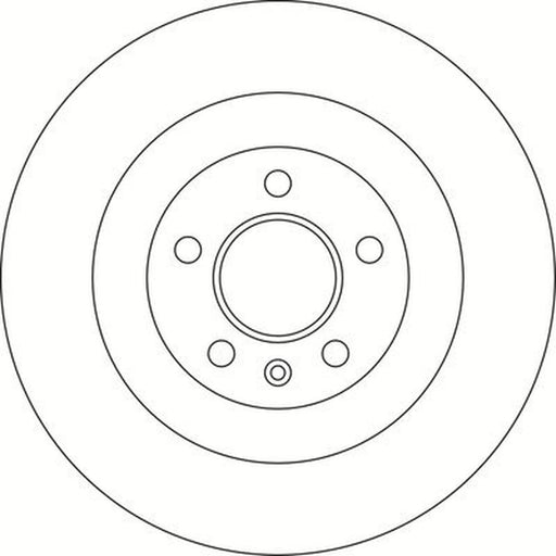 Abtex 2 x Vented Rear Brake Discs BD1451V
