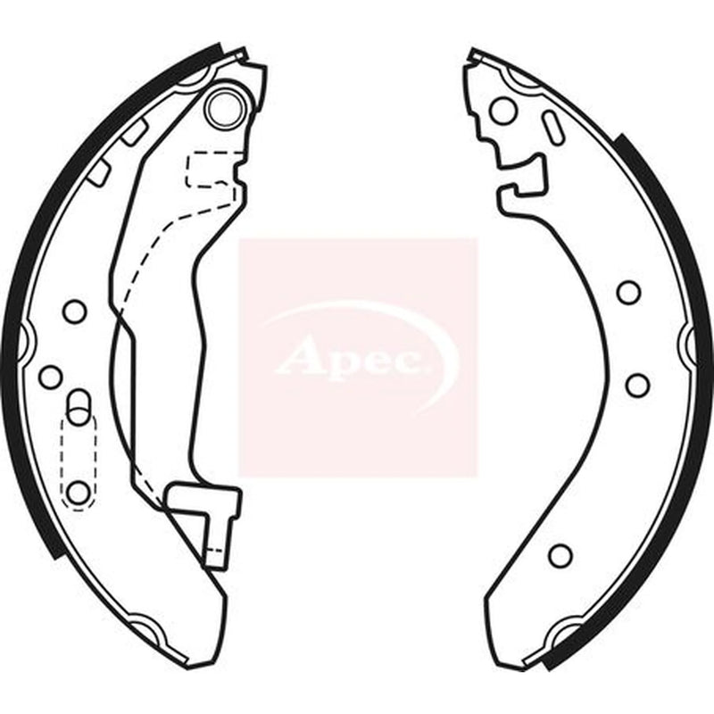 Apec Brake Shoe Set Axle Kit SHU468